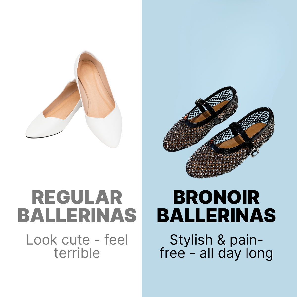 Melia Chic - Elegant & Supportive Ballerinas for Daily Comfort
