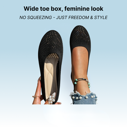 Ella Shine - Elegant & Supportive Ballerinas for Daily Comfort