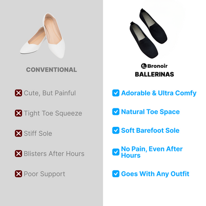 Gia Glow - Elegant & Supportive Ballerinas for Daily Comfort