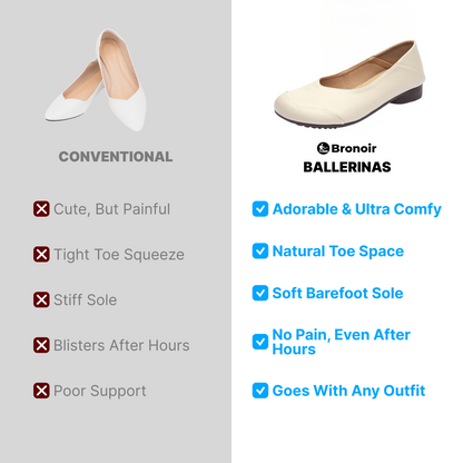 Isla Belle - Elegant & Supportive Ballerinas for Daily Comfort