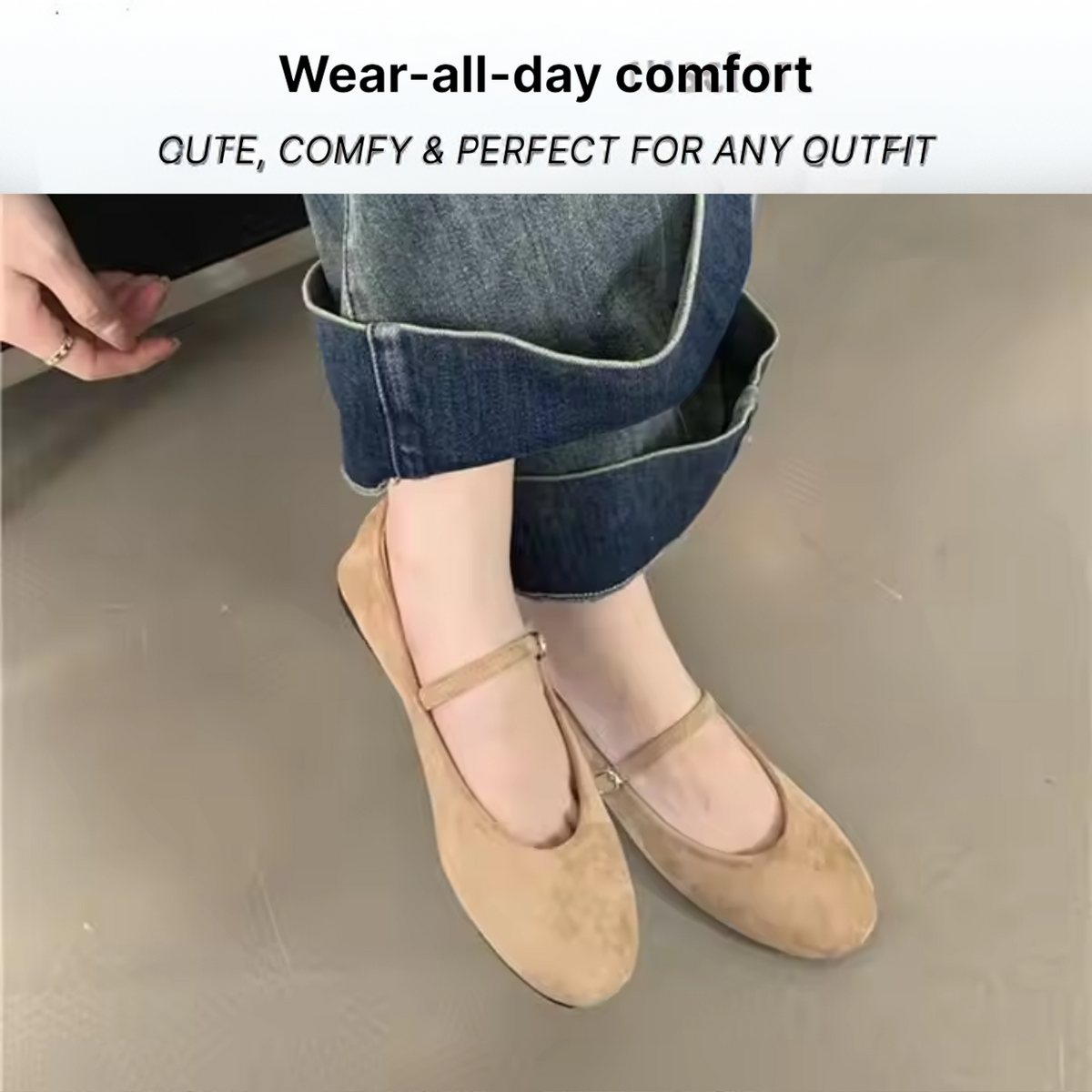 Cora Grace - Elegant & Supportive Ballerinas for Daily Comfort