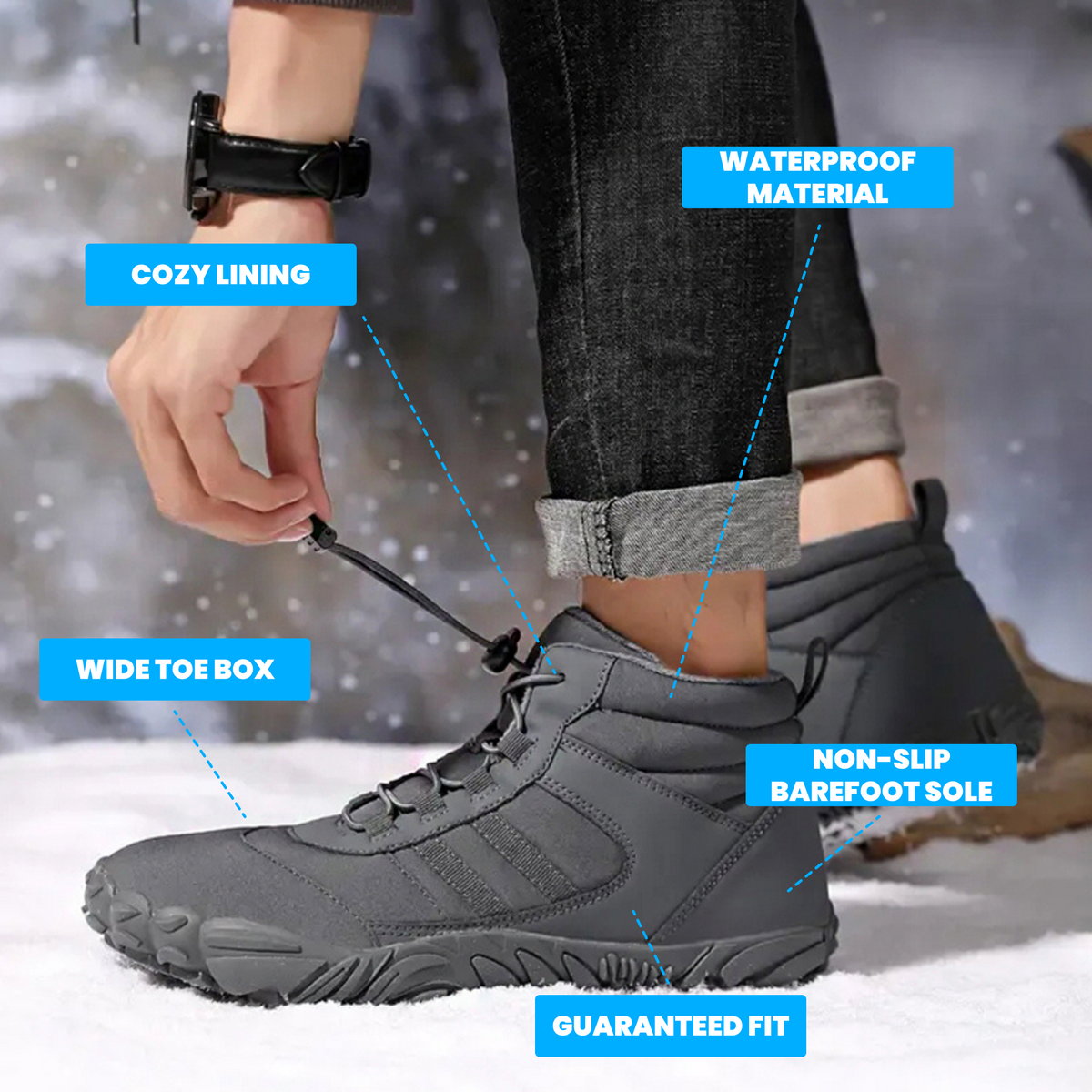Microplush - Winter Barefoot Shoes